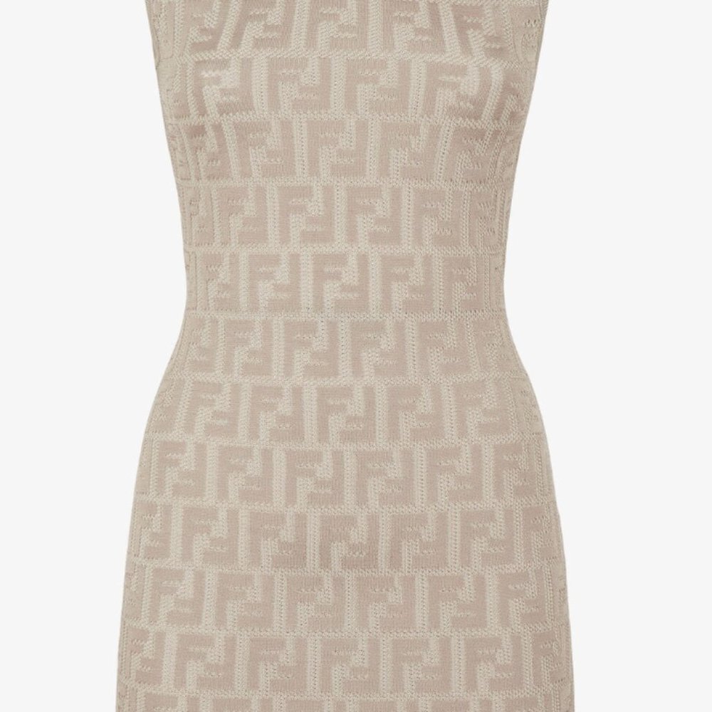 FENDI Sleeveless Midi Dress